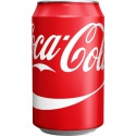 coca cola drinks in cans and bottles - product's photo