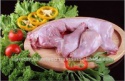 red fresh frozen rabbit meat - product's photo